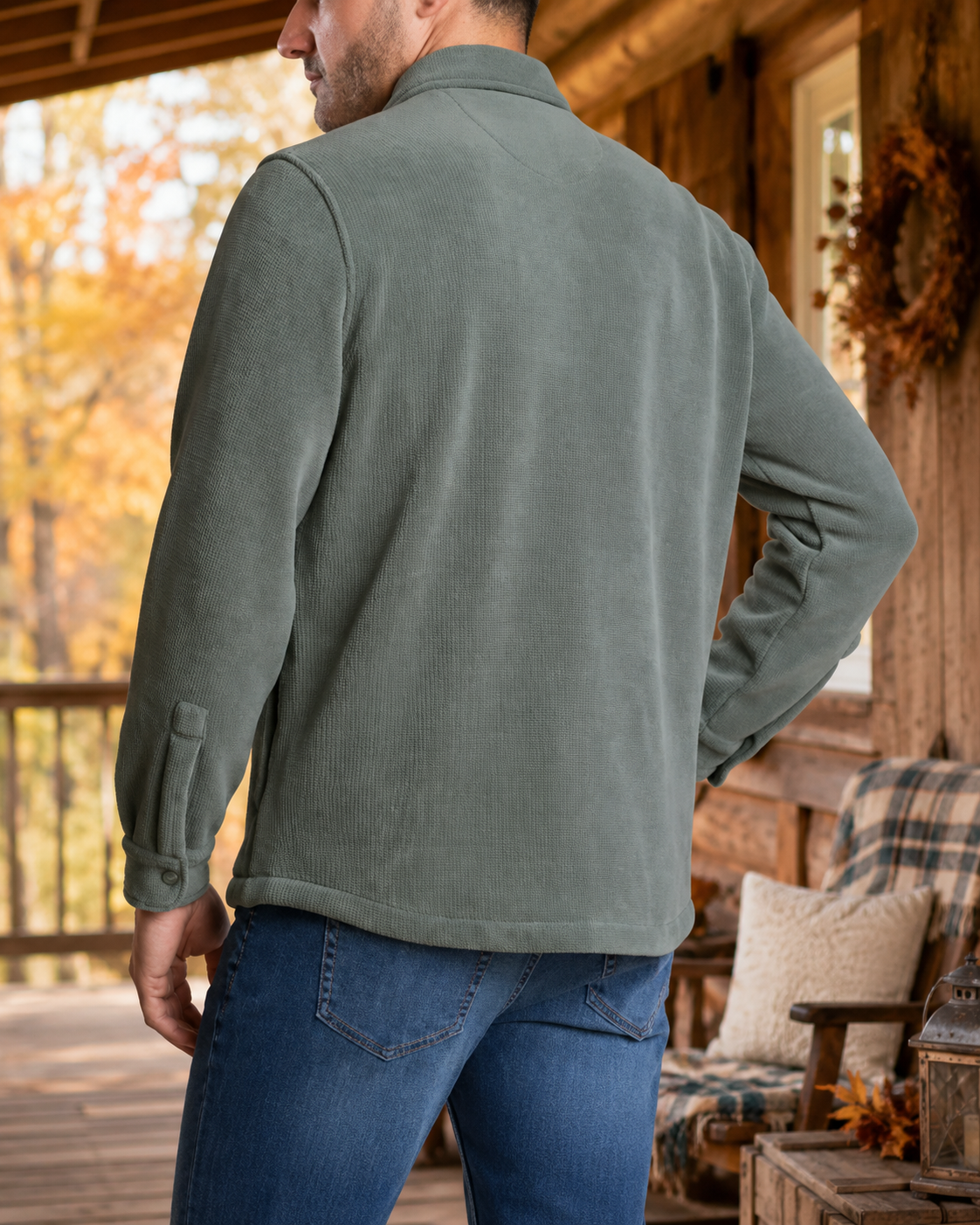 Copper & Oak Men's Stretch Shirt Jacket