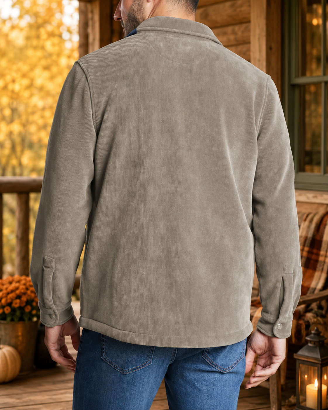 Copper & Oak Men's Stretch Shirt Jacket